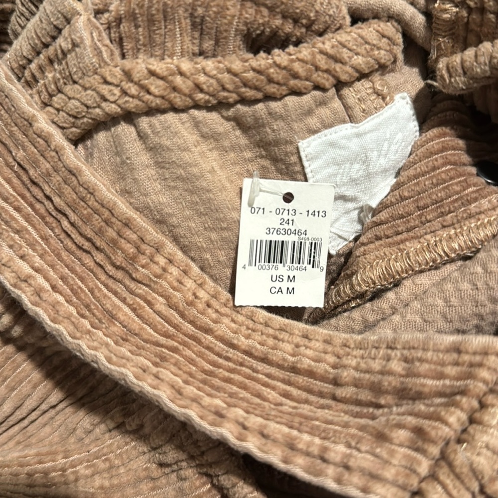 NWT Aerie Kick Flare Corduroy Overalls